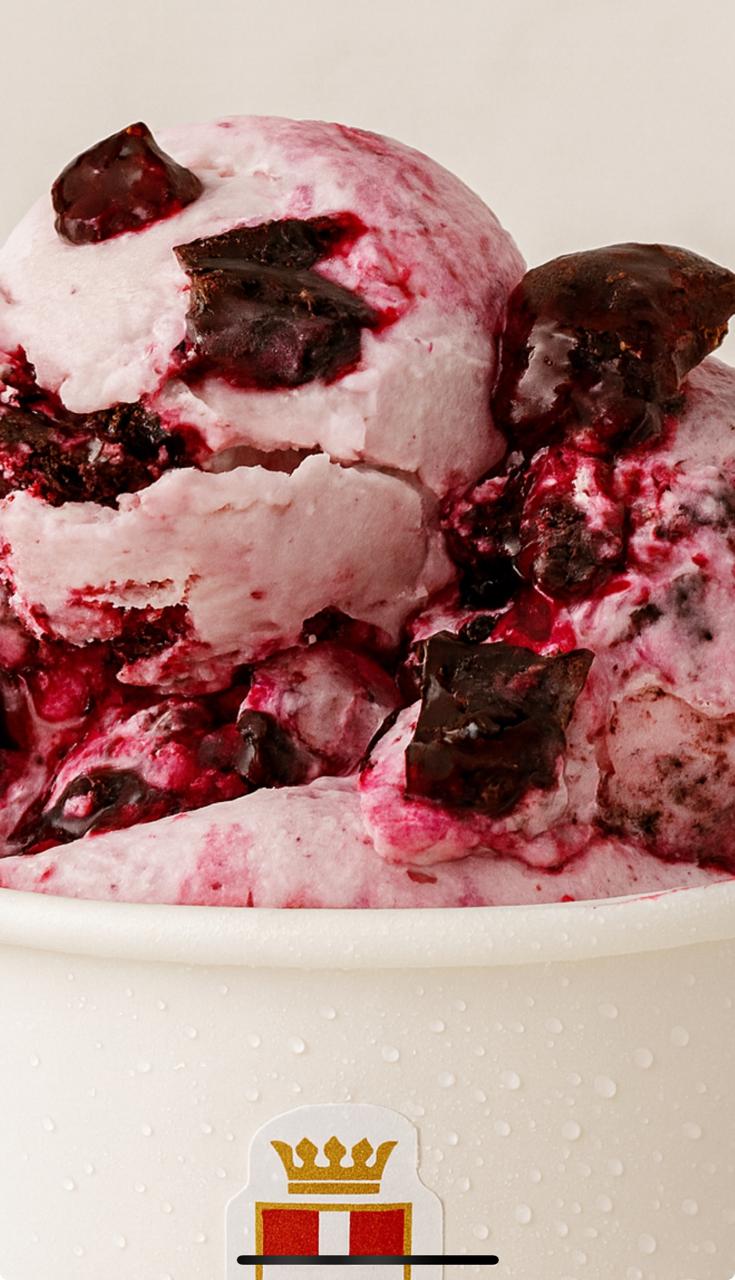 Helado Amarena Stracciatella
