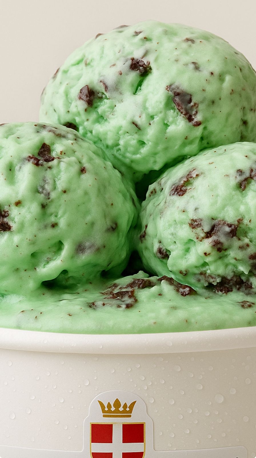 Helado Menta Chips