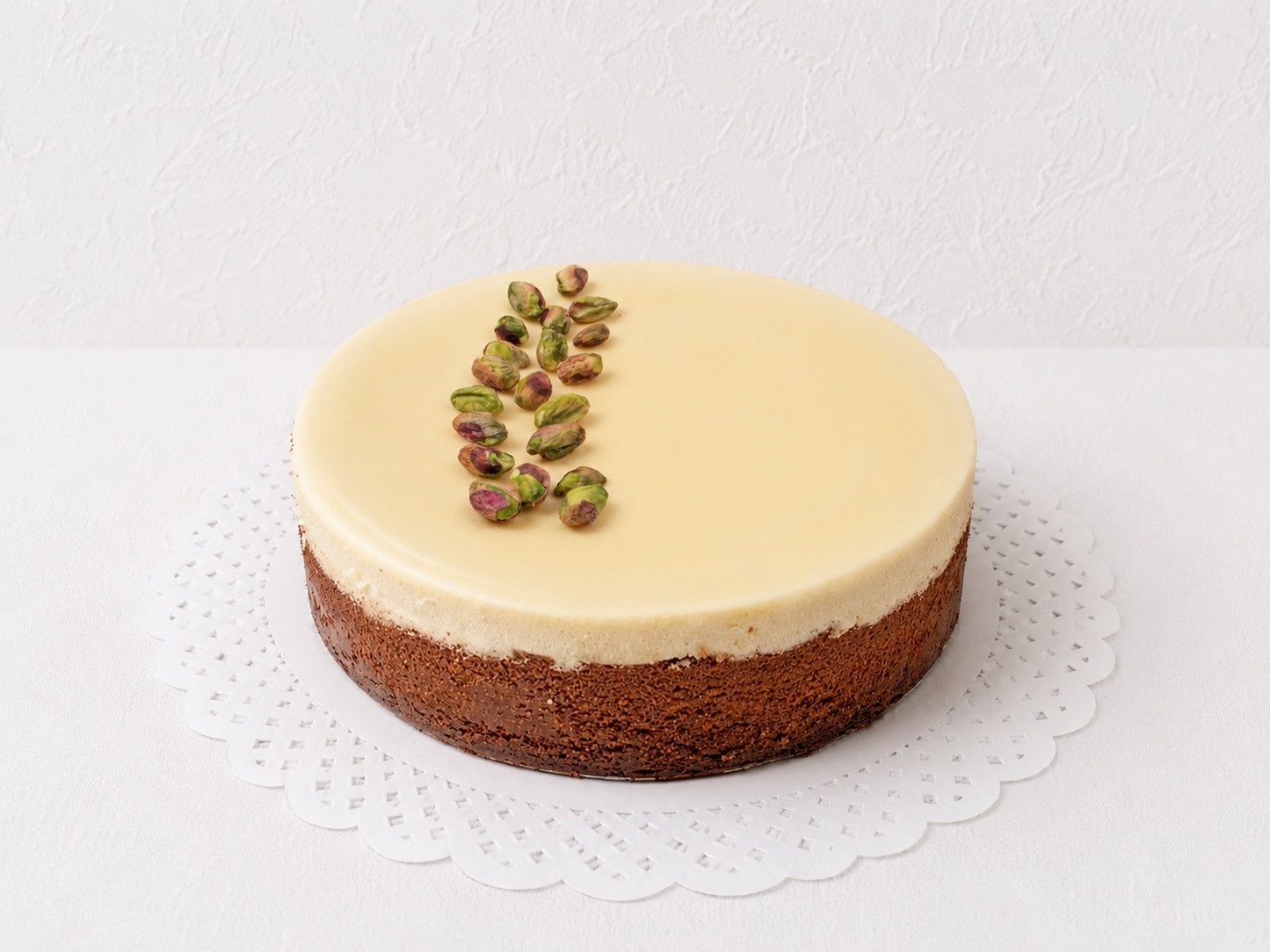 Cheesecake Pistacho y Chocolate Blanco
