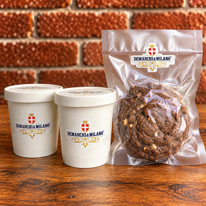 2 Helados Artesanales + 2 Galletones de Chocolate