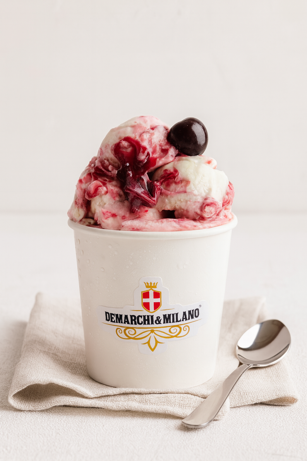 Helado Amarena