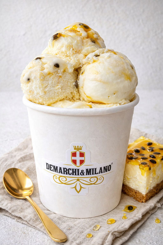 Helado Cheesecake Maracuyá