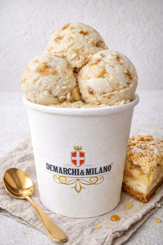 Helado Kuchen Manzana